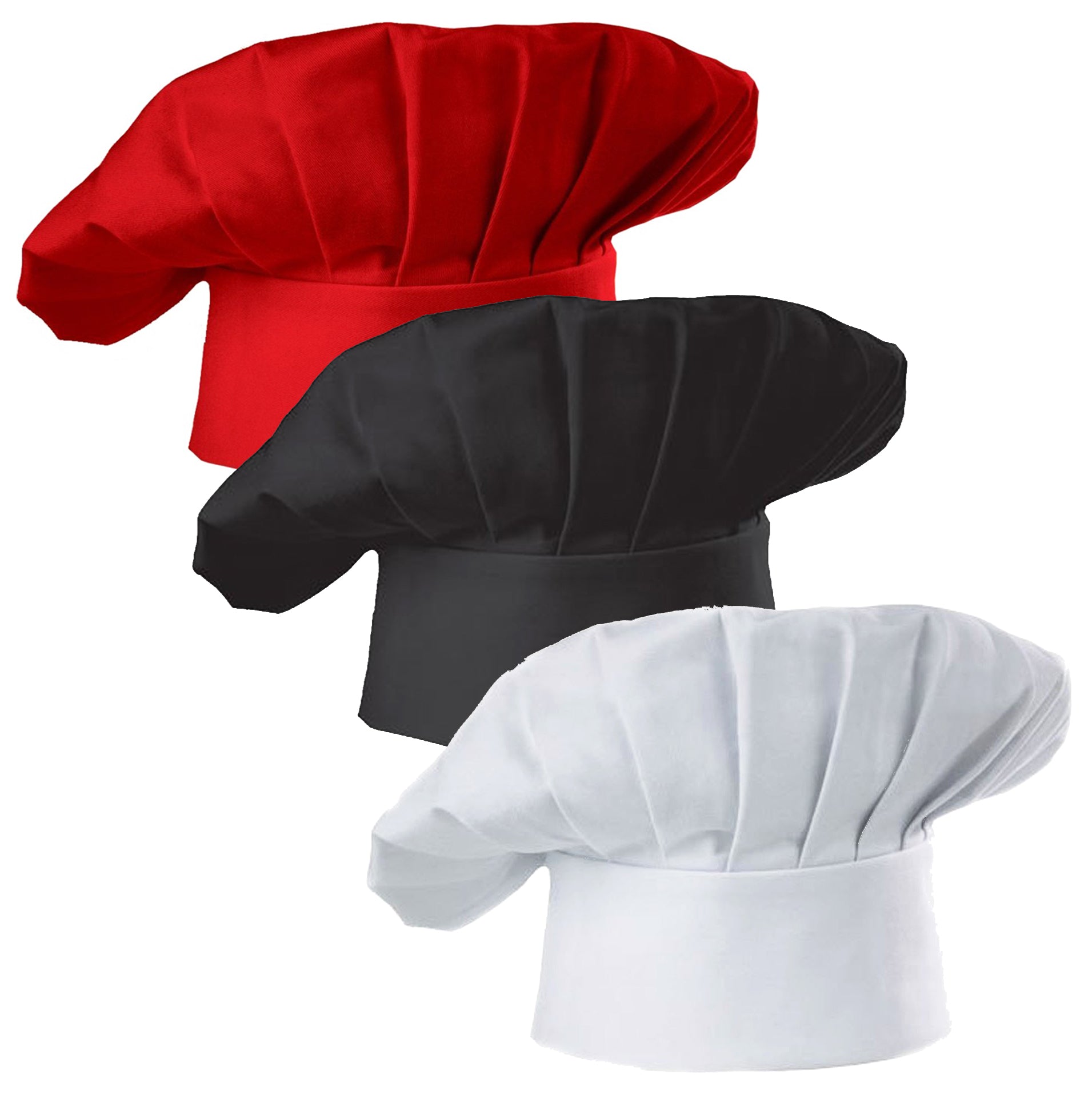 Yes Chef Aazon.co: Hyzrz Set Of 6 PCS Pack Adult Adjustable Elastic Chef Hat